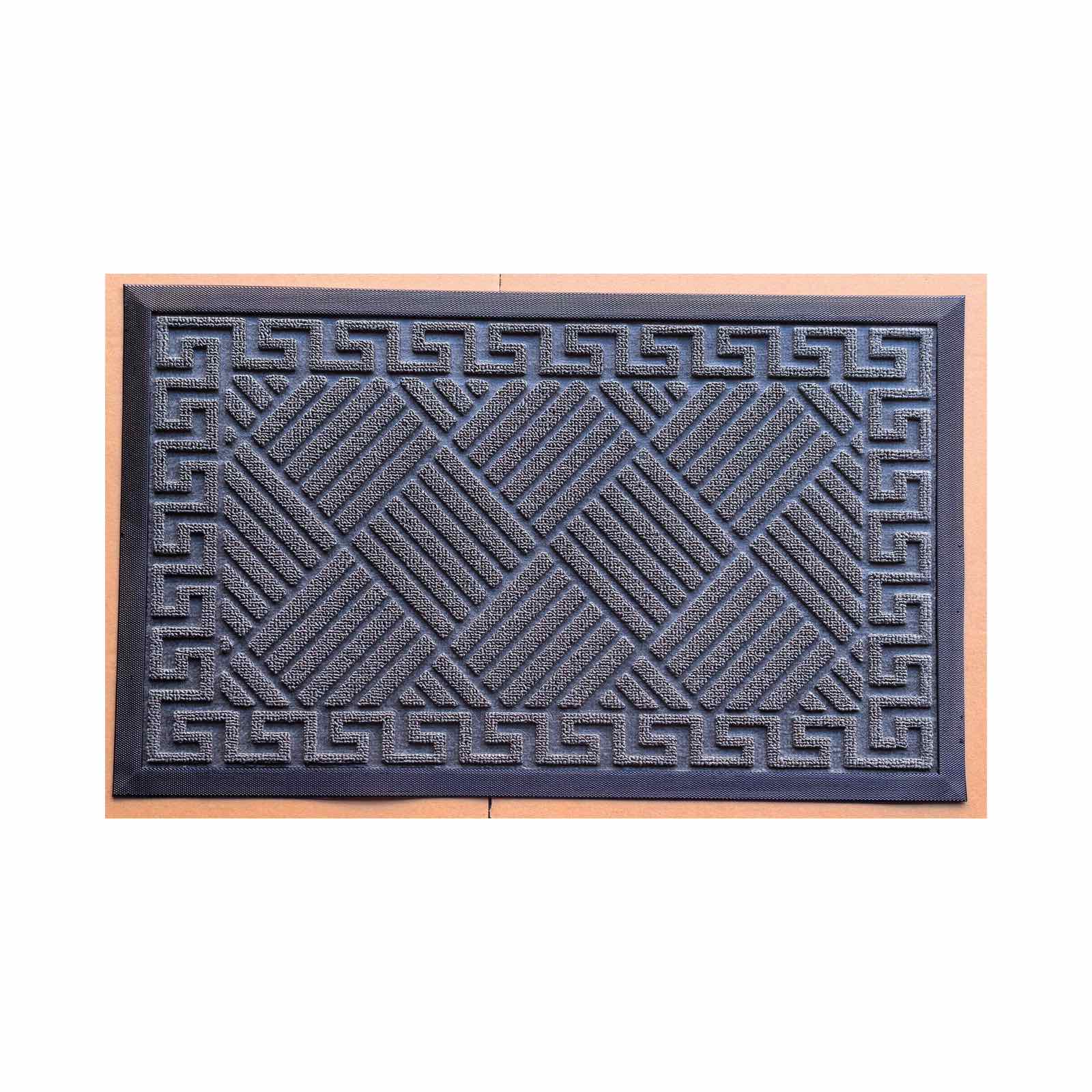 Πατάκι εξώπορτας ανάγλυφο Σχ.1012 45Χ75cm 100% polypropylene